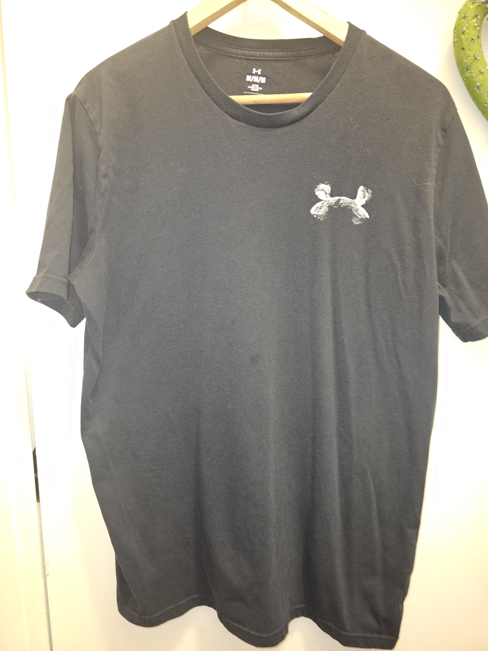 Under Armor Outdoor Rock Stack Graphic Tee Black Size Medium EUC